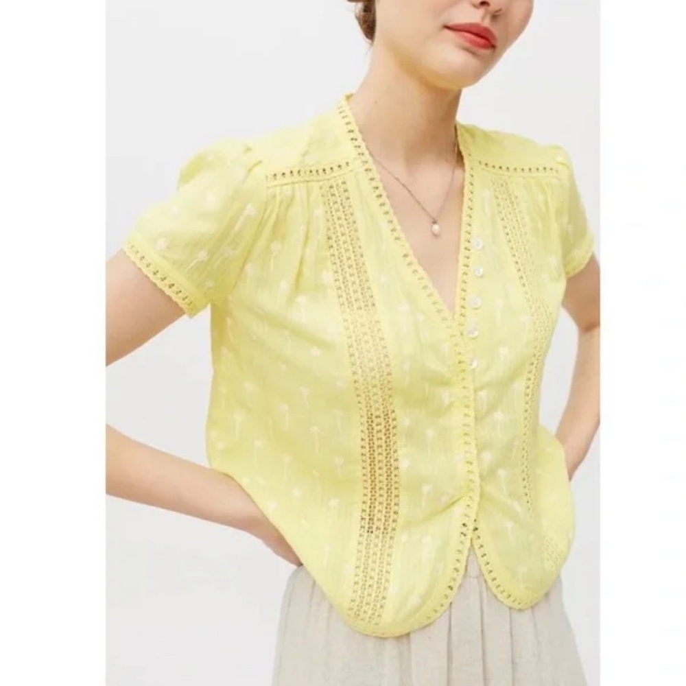 Urban Outfitters Simone Button-Up Blouse